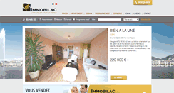 Desktop Screenshot of immobilac.com