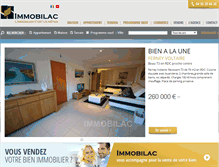 Tablet Screenshot of immobilac.com